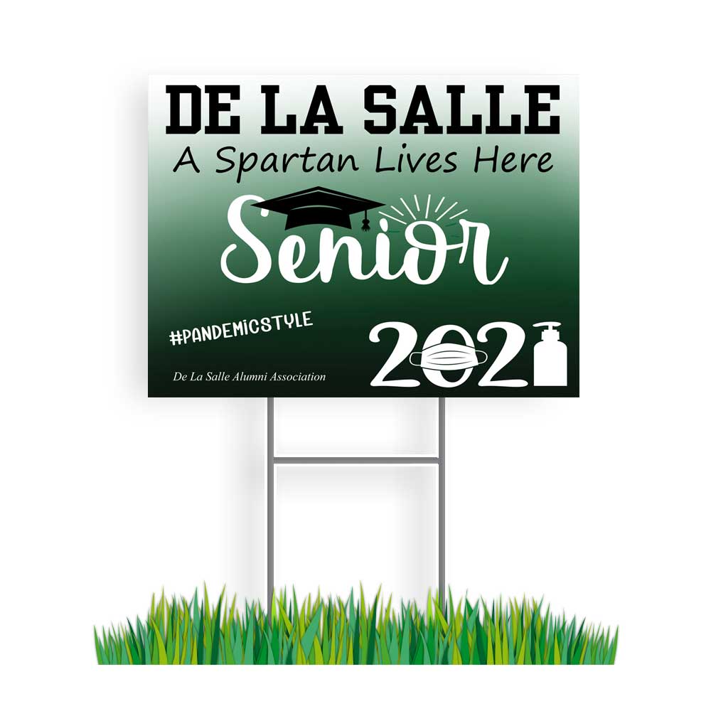 De La Salle Grad sign